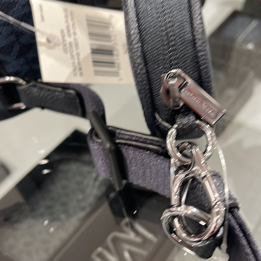 Michael Kors Cooper Slim Phone Crossbody Bag Coin Pouch MK Logo ADMRL/PLBLUE
NWT - Picture 13 of 16